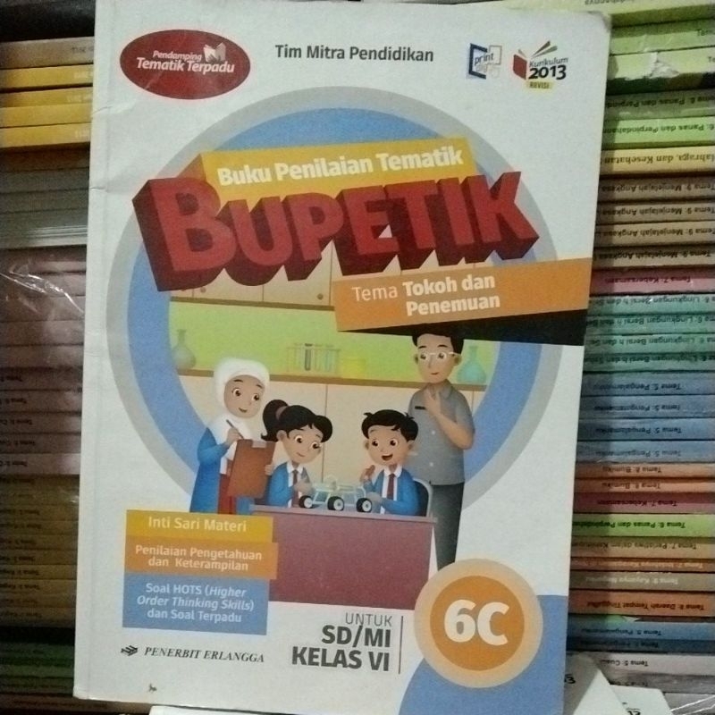 Jual Bupetik Buku Penilaian Tematik Kelas Vi C Sd Edisi Revisi