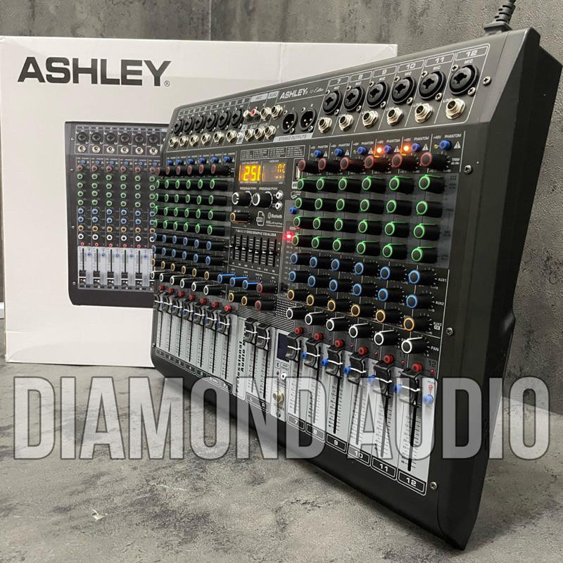 Jual Mixer Audio Ashley 12Edition Usb Interface Bluetooth Original ...