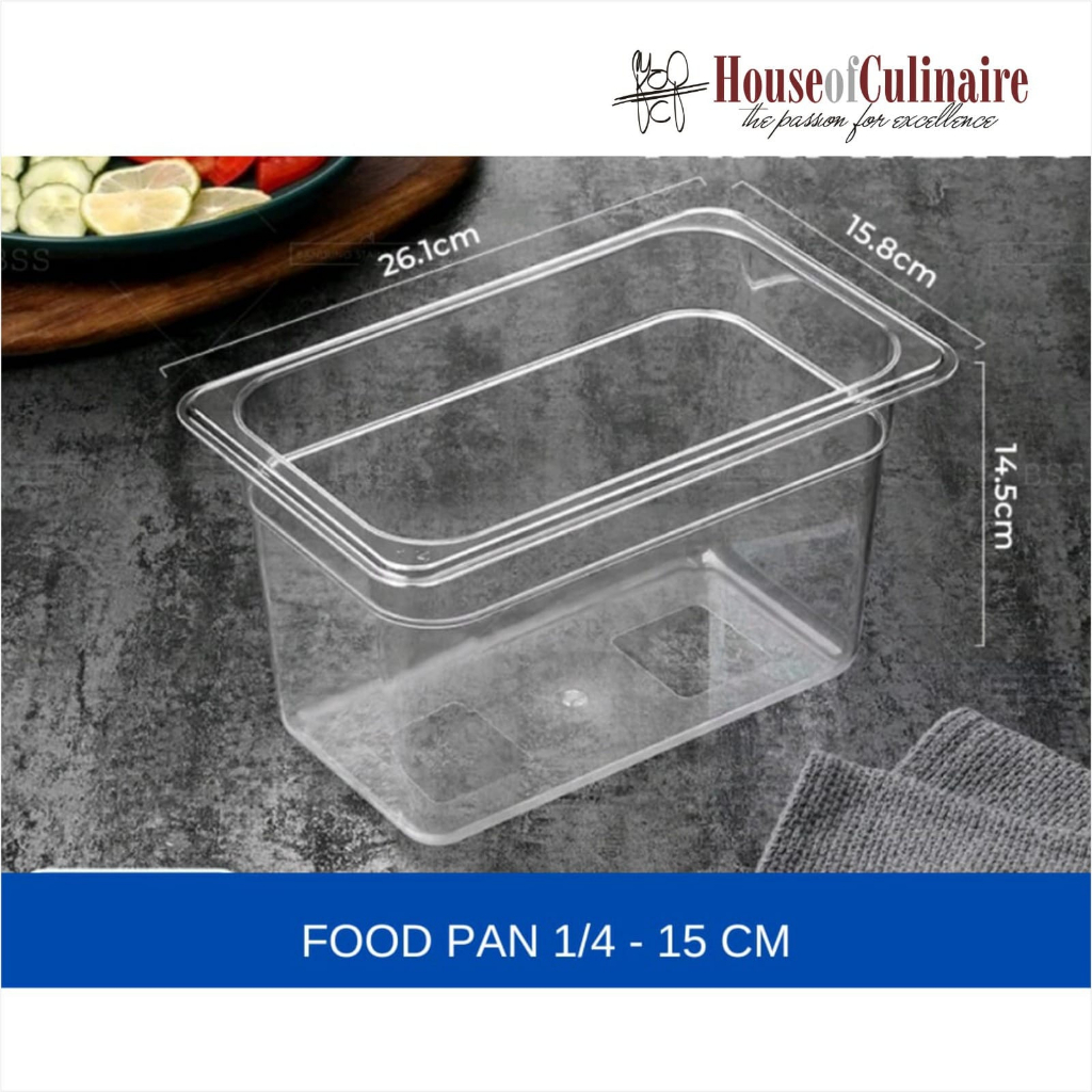 Jual Food Pan Polycarbonate Tinggi Cm Gastronom Pc Plastik