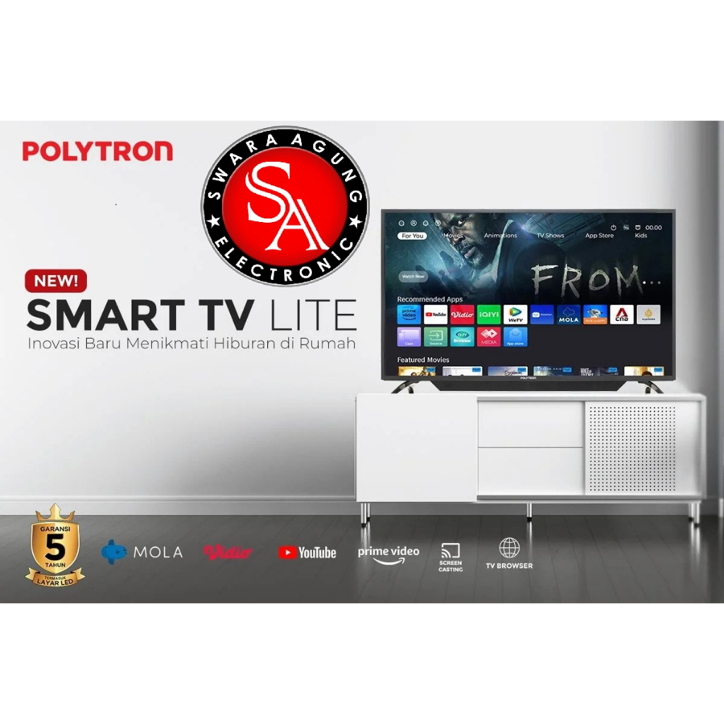 Jual Led Digital Smart TV 24 Inch Polytron Type : 24CV1869 (Khusus ...
