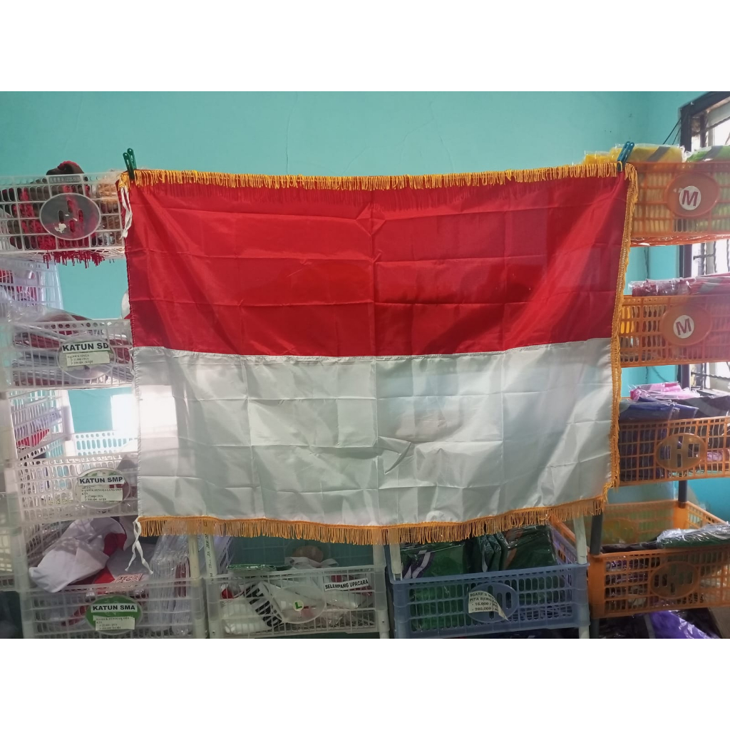 Jual Bendera Merah Putih 80x120 cm Rumbai | Shopee Indonesia