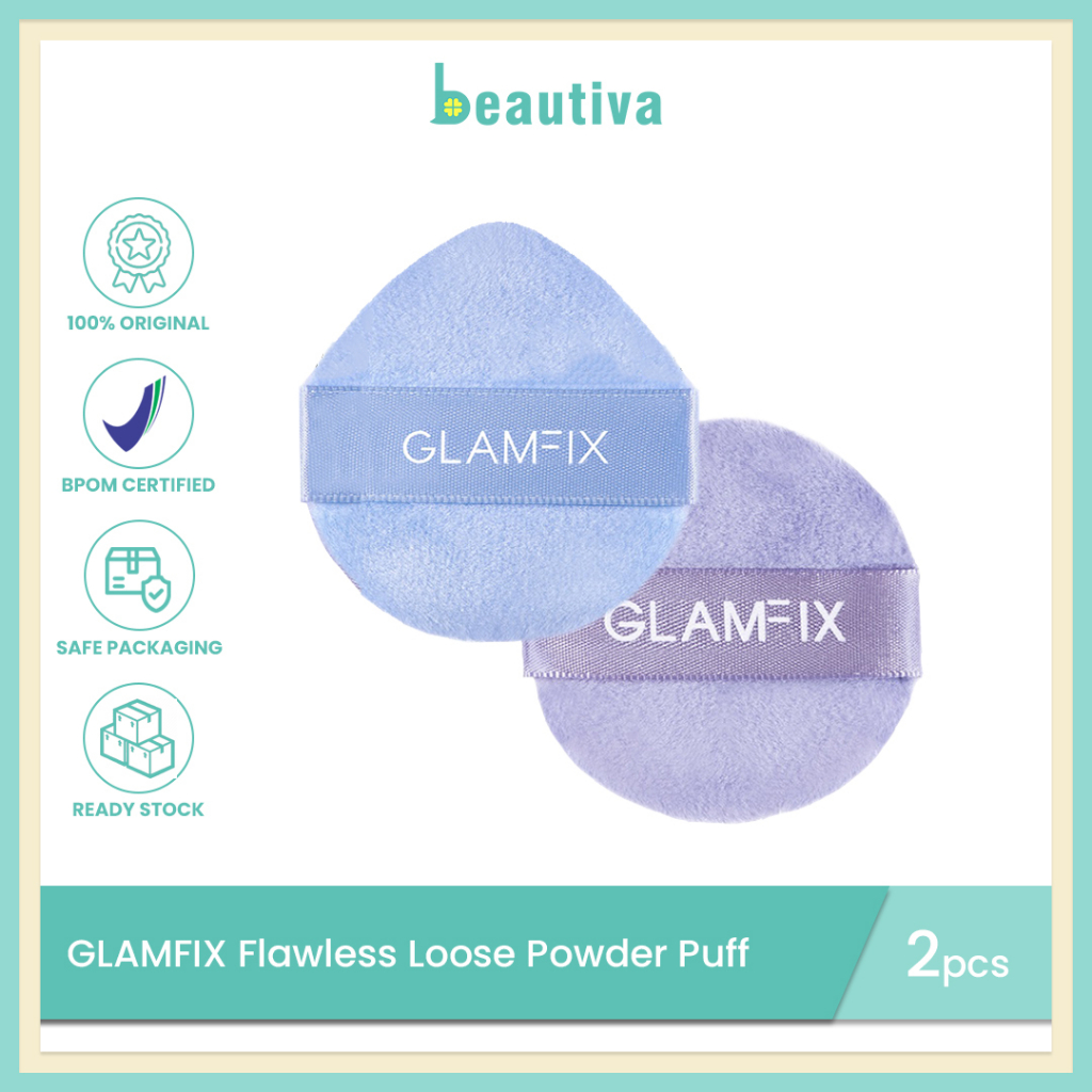 Jual GLAMFIX Puff | Aircushion Puff - Loose Powder Puff - Compact ...