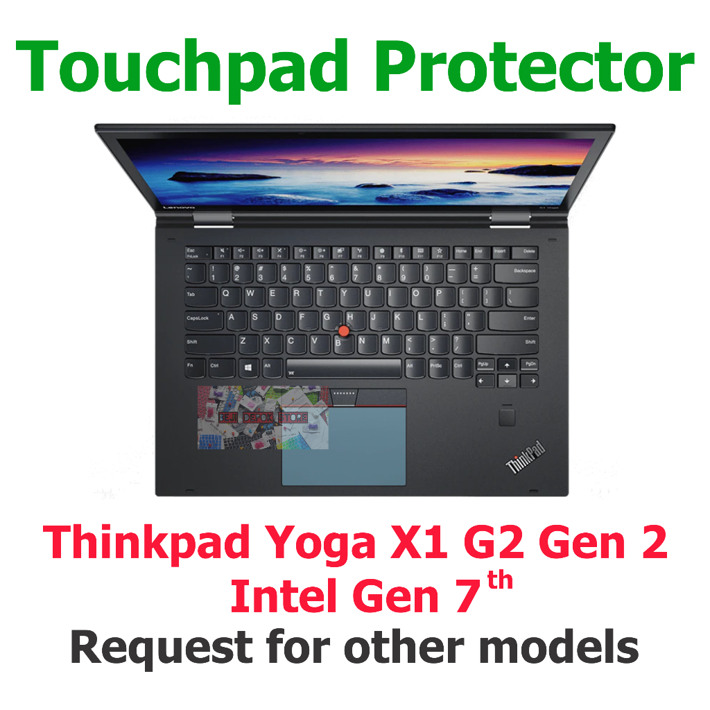 Jual Touchpad Protector Lenovo Thinkpad X1 Yoga G2 Gen 2 Intel Gen 7th ...