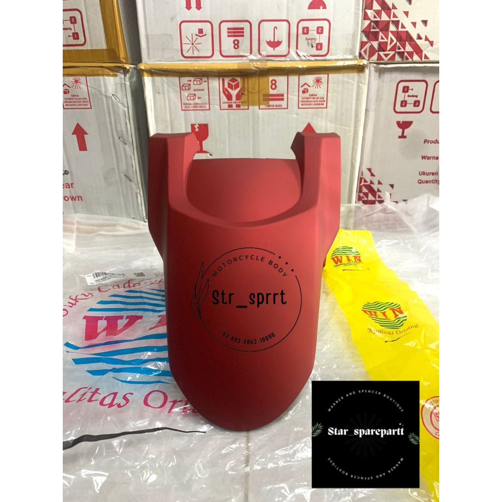 Jual Spakbor depan vario 160 New 2022 2023 merah doff non original