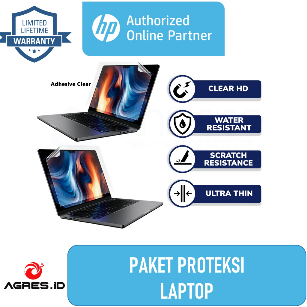 Jual PAKET PROTEKSI LAPTOP ANTIGORES LAYAR LAMINATING FULL BODY LAPTOP