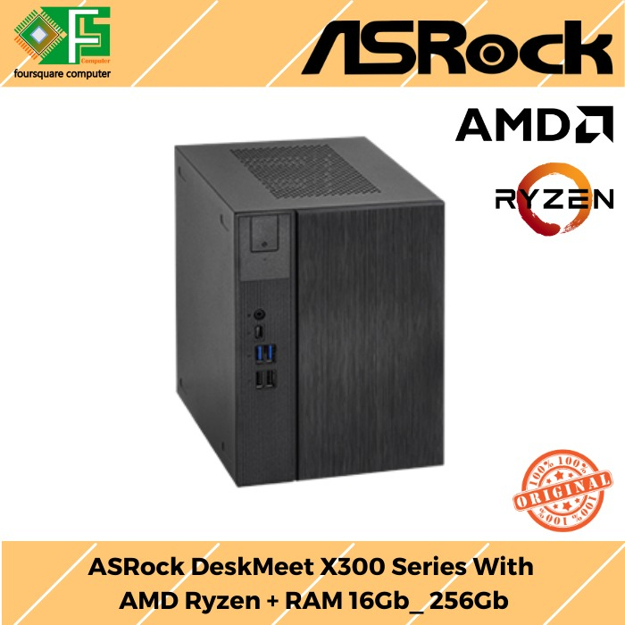 Jual ASRock DeskMeet X300 Series With Processor AMD RYZEN Series