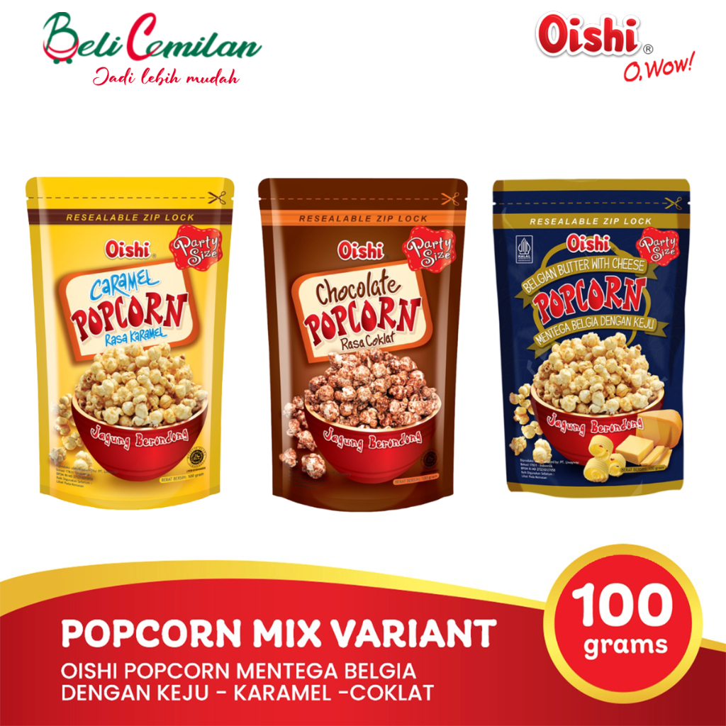 produk oishi popcorn di belicemilan