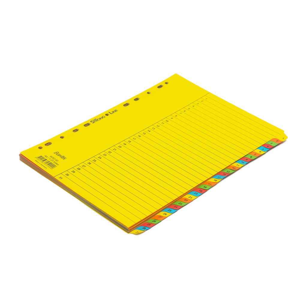 Jual Bantex Pembatas Binder Divider Size A4 1-31 Lembar Index Numeric ...