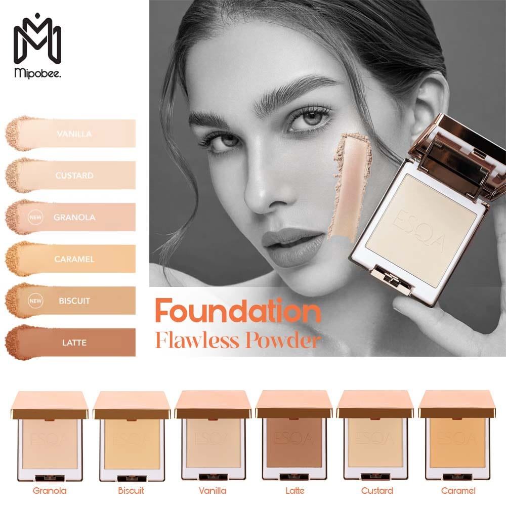 Jual ESQA Flawless Powder Foundation Shopee Indonesia