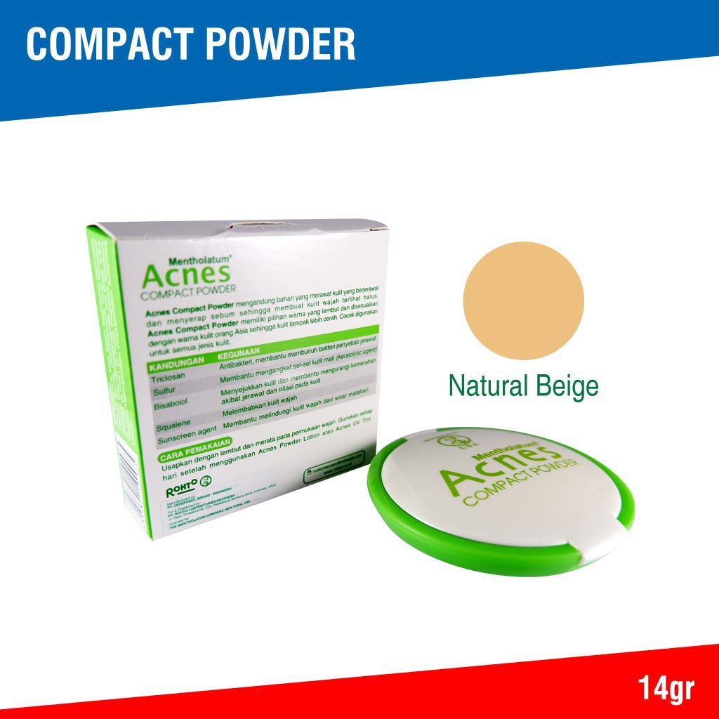 Jual Acnes Compact Powder 14 gr | Shopee Indonesia