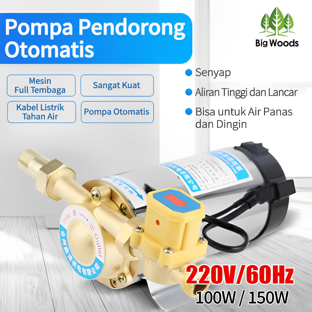 Jual Big Pompa Pendorong Tekanan Air Booster Pump 100watt 150watt Mesin