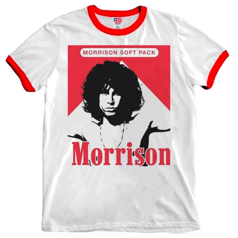 T-shirt Vintage Jim Morrison - Design Graphique Poésie, Unisexe - Cadeau Fan The Doors