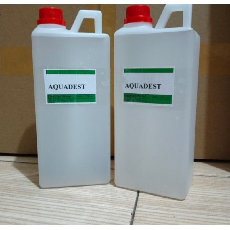 Jual Aquadest 1 Liter Air Suling Laboratorium Shopee Indonesia 3240