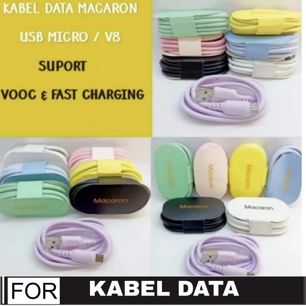 Jual Kabel Data Type C Macaron Cable Data Warna Warni Macaron Type