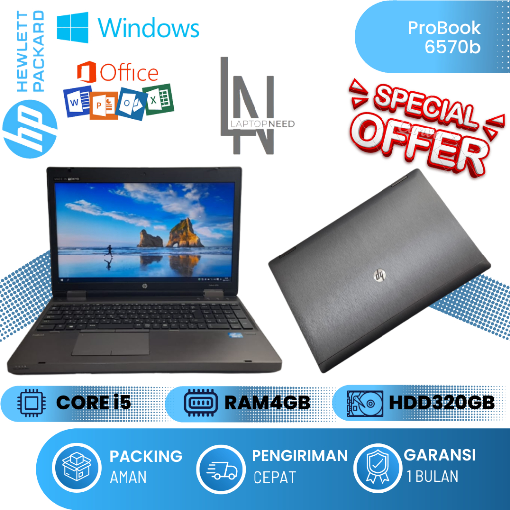 Jual Laptop Murah Berkualitas Hp Probook 6570b Shopee Indonesia 2091