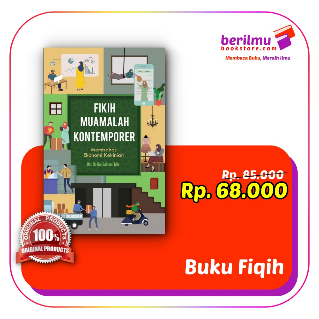 Jual Fikih Muamalah Kontemporer Jilid 1 Buku Fiqih Kontemporer Soft