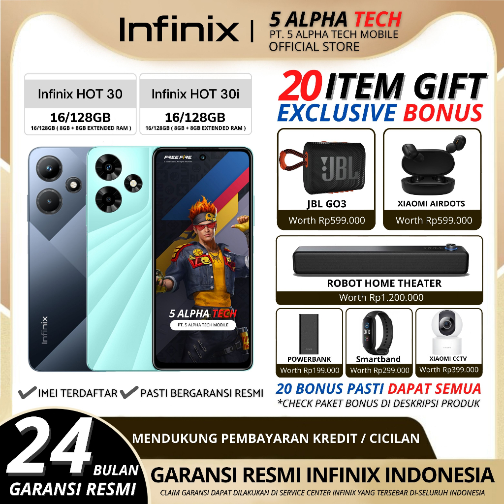 Jual INFINIX HOT 30 | INFINIX HOT 30i 16/256GB (8GB + 8GB EXTENDED RAM ...