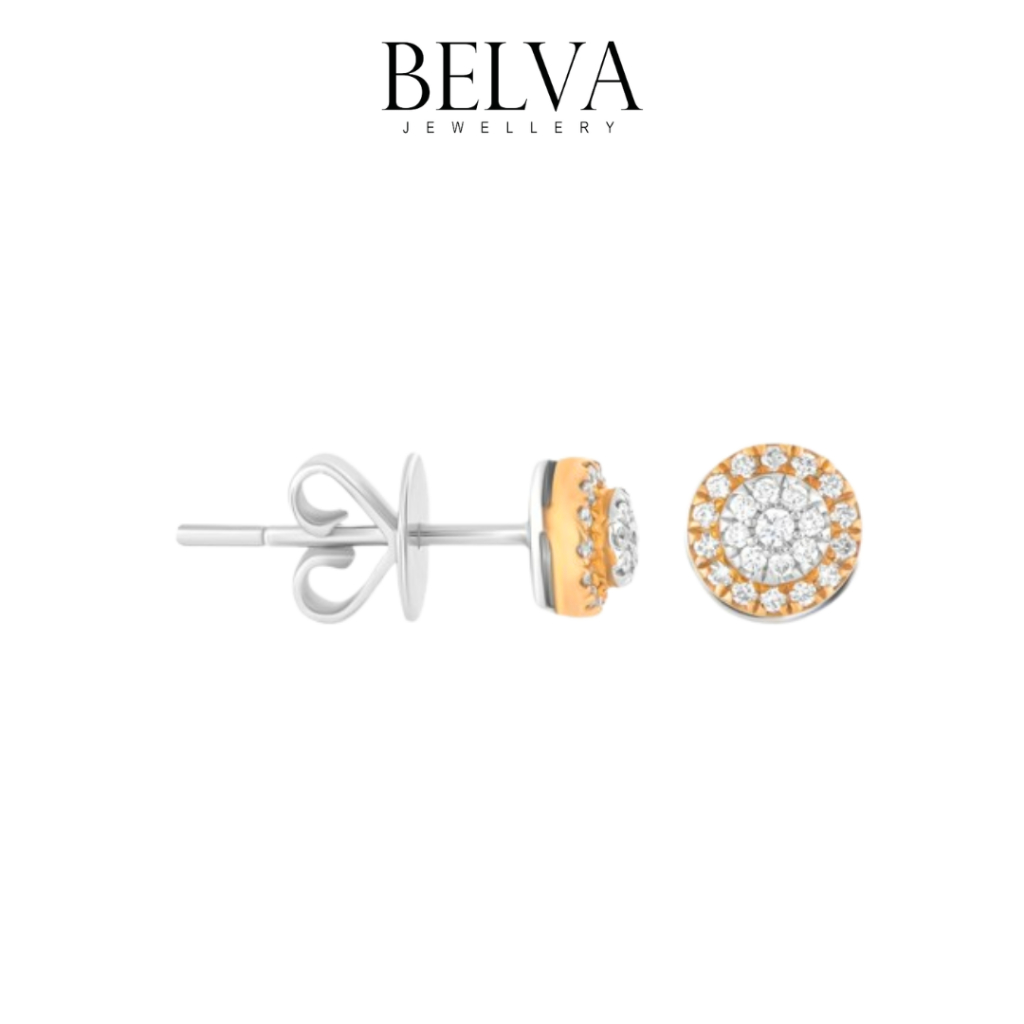 Jual Anting Berlian Model Bulat Belva Jewellery Baerbw02189