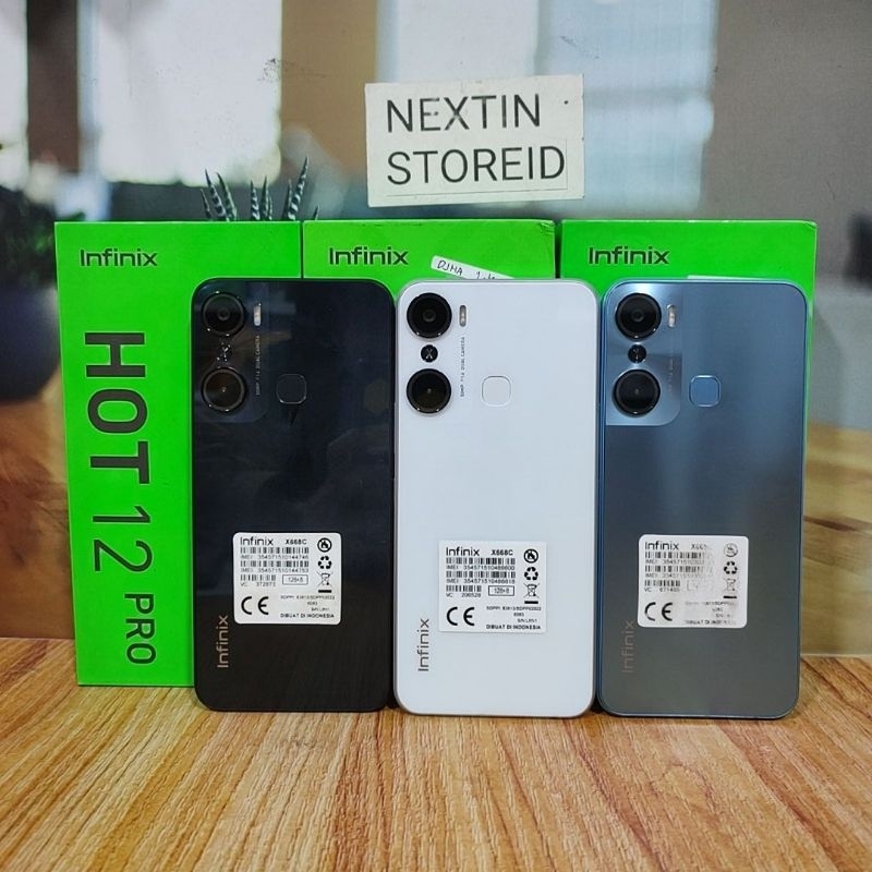 Jual INFINIX HOT 12 PRO 8/128 SECOND FULLSET | Shopee Indonesia