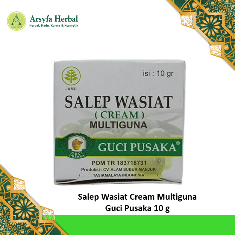 Jual Salep Wasit Cream Multiguna Guci Pusaka Isi 10 gr Shopee Indonesia