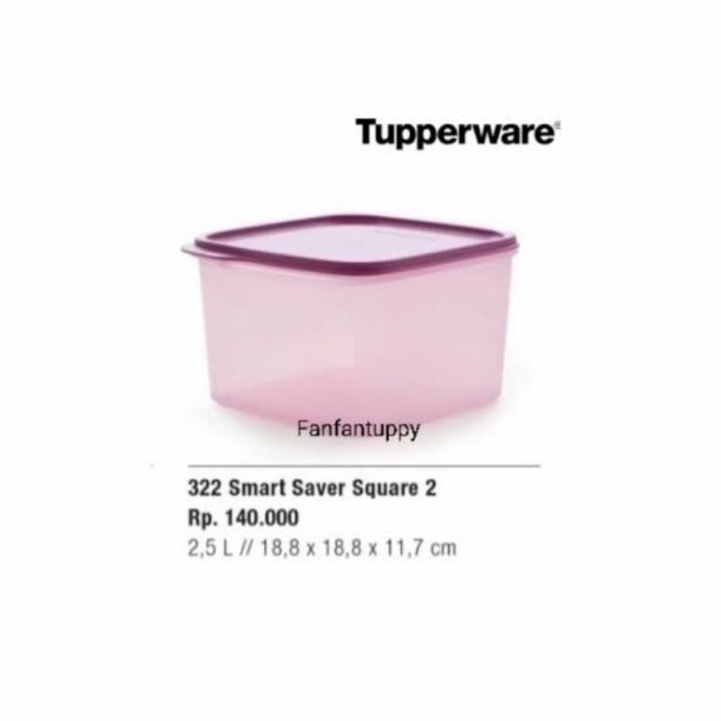 Jual Tupperware Original Smart square 1 pcs,(2 warna) | Shopee Indonesia