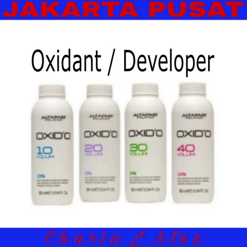 Jual Oxydant developer alfaparf 90 ml , campuran cat rambut / pewarna ...