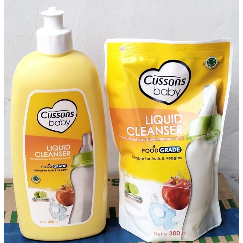 Jual Cussons Pencuci Botol Bayi Refill 300ml / Botol 450 Ml | Shopee ...