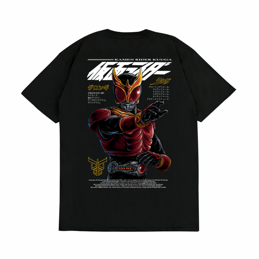 Jual Gilan Baju Kaos T Shirt Distro Unisex Gambar Anime Tokusatsu Kamen Rider Kuuga Shopee