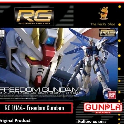 Jual RG 1/144 Freedom Gundam | Shopee Indonesia