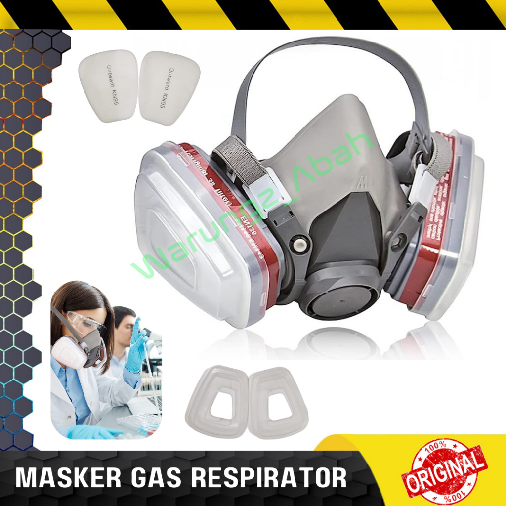 Jual INDUSTRIAL SAFETY HALF FACEPIECE MASK MASKER KESEHATAN GAS ...