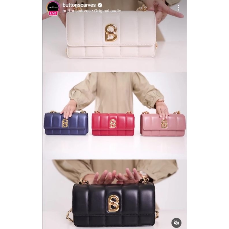 Jual Buttonscarves Alma Flap Bag - Kota Padang - Princess