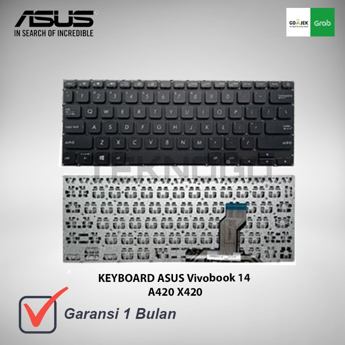 Keyboard Laptop Asus VivoBook 14 A420 X420 A420u A420ua A420f X420 X420u  X420ua M409 M409B