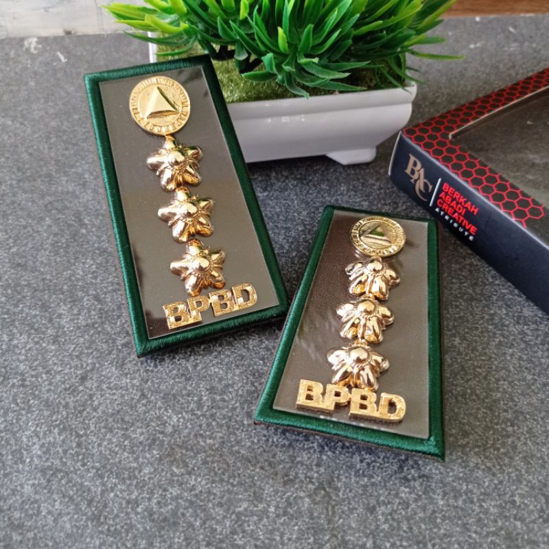 Jual Pangkat pdh 4B BPBD Kain AKRILIK EXCLUSIVE | Shopee Indonesia