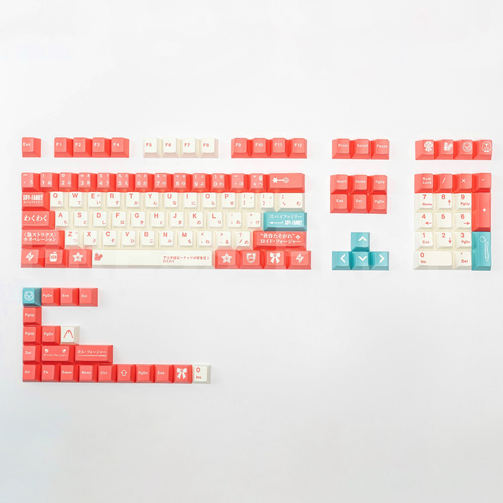 Jual SPY X FAMILY PBT Dye Sub Keycaps by Press Play | Shopee Indonesia