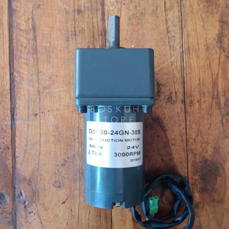 Jual Dinamo Dc Motor Gearbox W V Rpm Shopee Indonesia