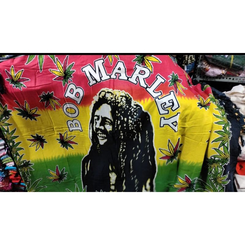 Jual Kain Pantai Bali Bob Marley - Syal Rasta Reggae | Shopee Indonesia