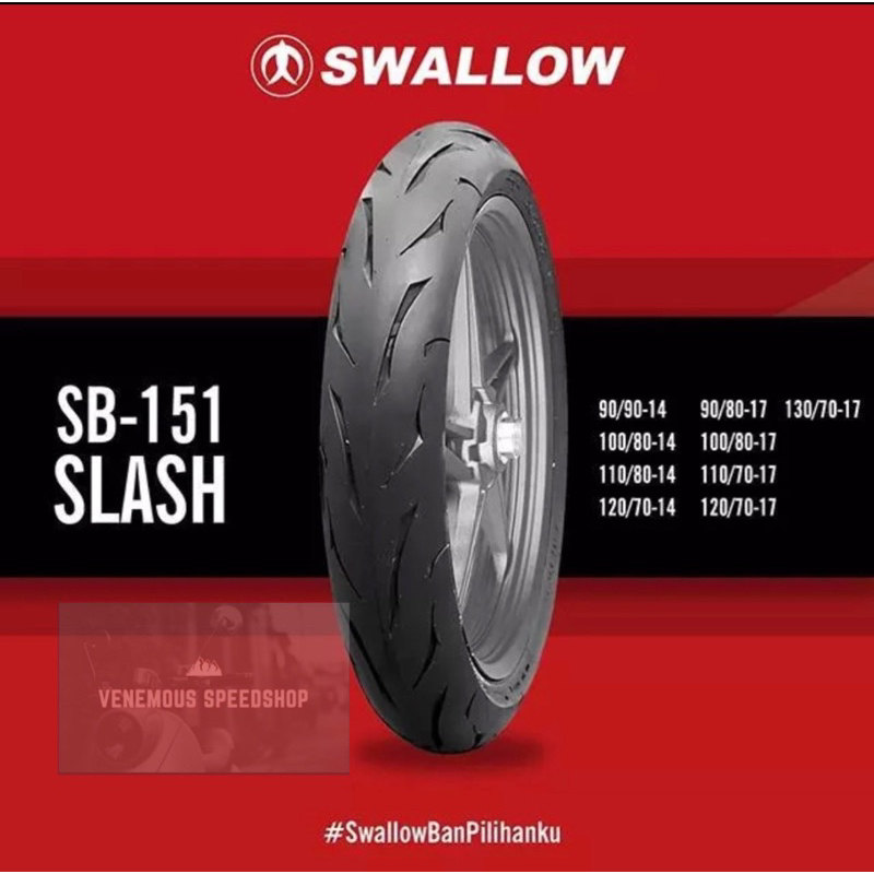 Jual Ban Luar Tubeless Swallow Slash Pro Series Matic Ring 14 ...