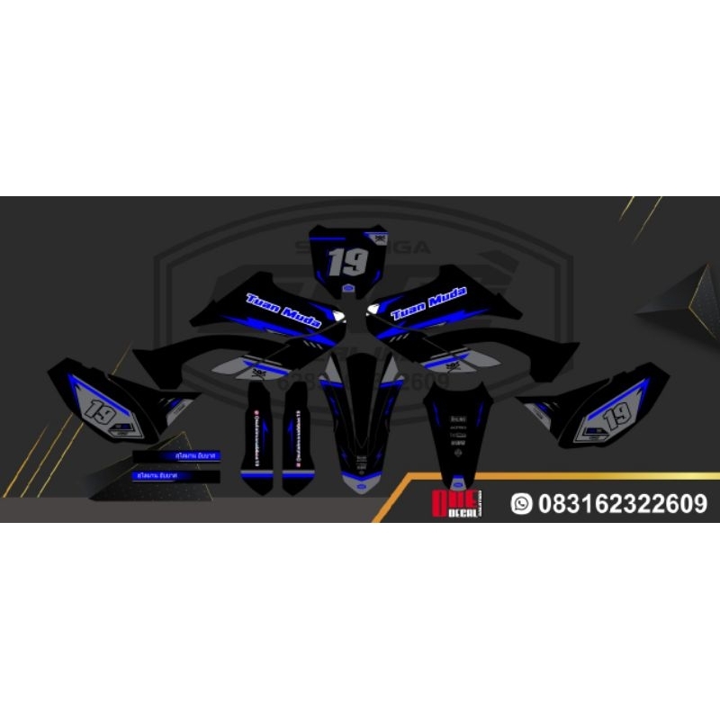 Jual Dekal Sticker Decal Motor Wr By Riquest Shopee Indonesia