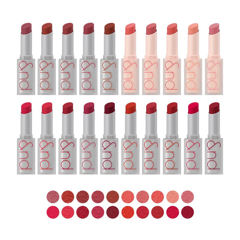 Jual ROMAND - Zero Matte Lipstick || Mood Editions Silhouette Red Heat