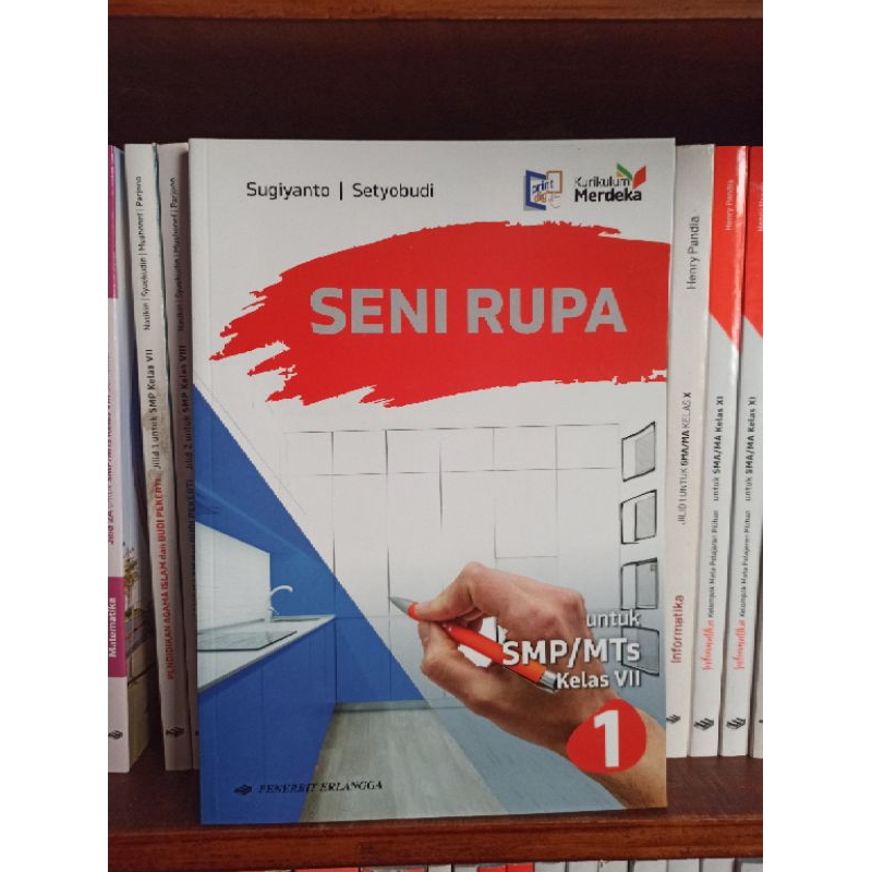 Jual BUKU SENI RUPA KELAS 1 7 VII SMP ERLANGGA KURIKULUM MERDEKA ...