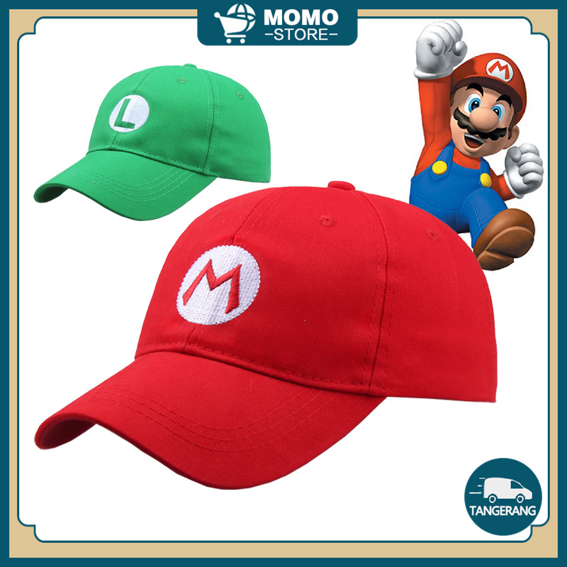 Jual Topi Mario Bros / Super Mario Hat Cap | Shopee Indonesia