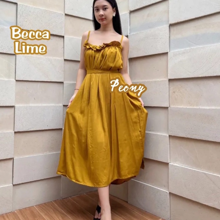 Jual Becca Longdress Tali Shopee Indonesia