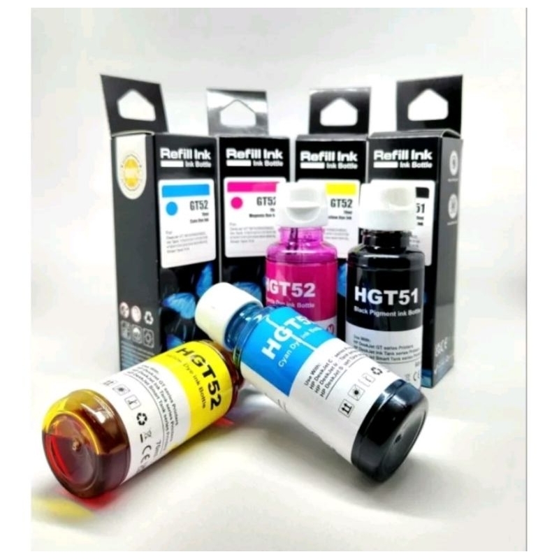 Jual Tinta HP GT51 GT52 GT53 Ink Tank Smart Tank 315 415 500 515 615 ...