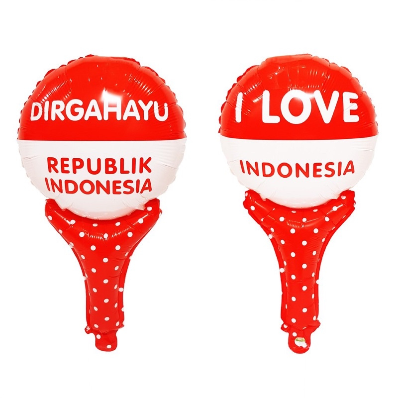 Jual Balon Pentung Merah Putih Balon Foil Hut Ri Balon 17 Agustus Balon Tongkat Kemerdekaan 6676