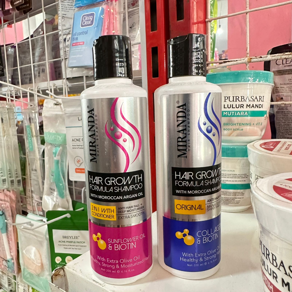 Jual MIRANDA HAIR GROWTH FORMULA SHAMPOO & CONDITIONER (READY) Shopee