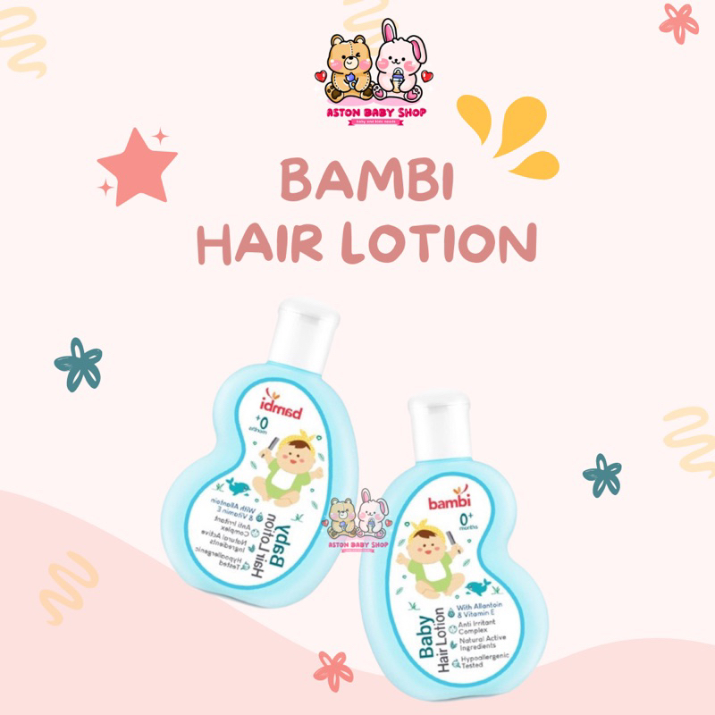 Jual Bambi Hair Lotion 100 Ml Lotion Rambut Bayi | Shopee Indonesia