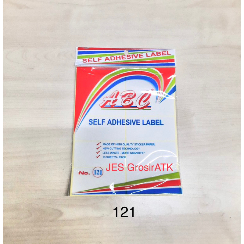 Jual ABC Label Stiker Nama no 103 99 121 112 / Label Undangan / Self ...