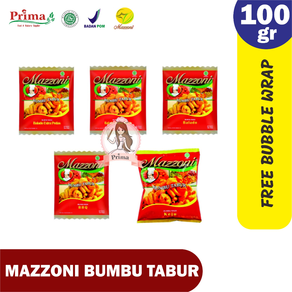 Jual Bumbu Tabur Mazzoni 100gr Shopee Indonesia 