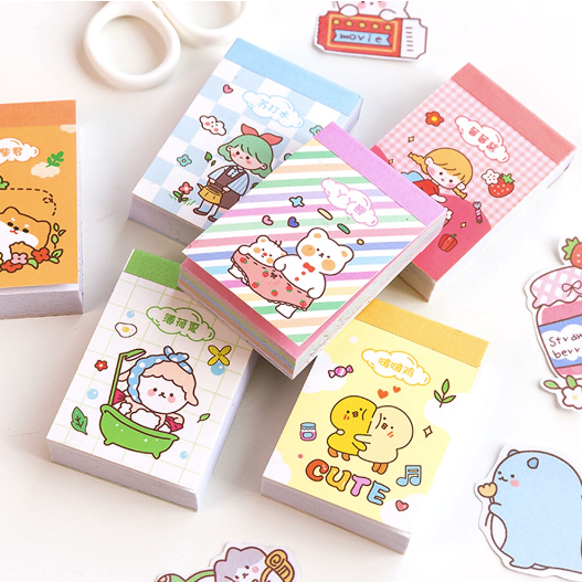 Jual ENISOO STORE - BUKU STICKER DECO MINI SCRAPBOOK JOURNAL MOMO DIARY