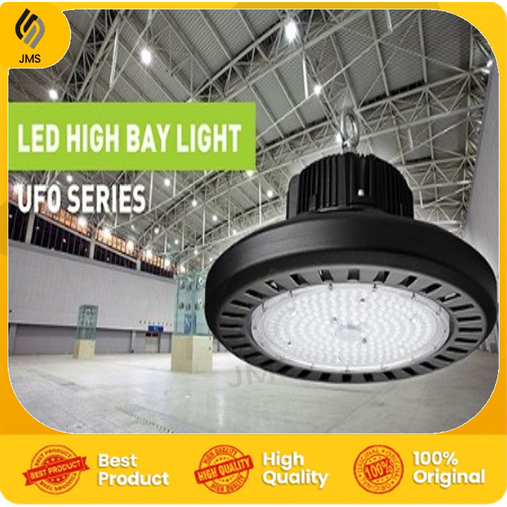 Jual Lampu High Bay Industri UFO 100W 150W 200W Lampu Pabrik Gantung LED Shopee Indonesia